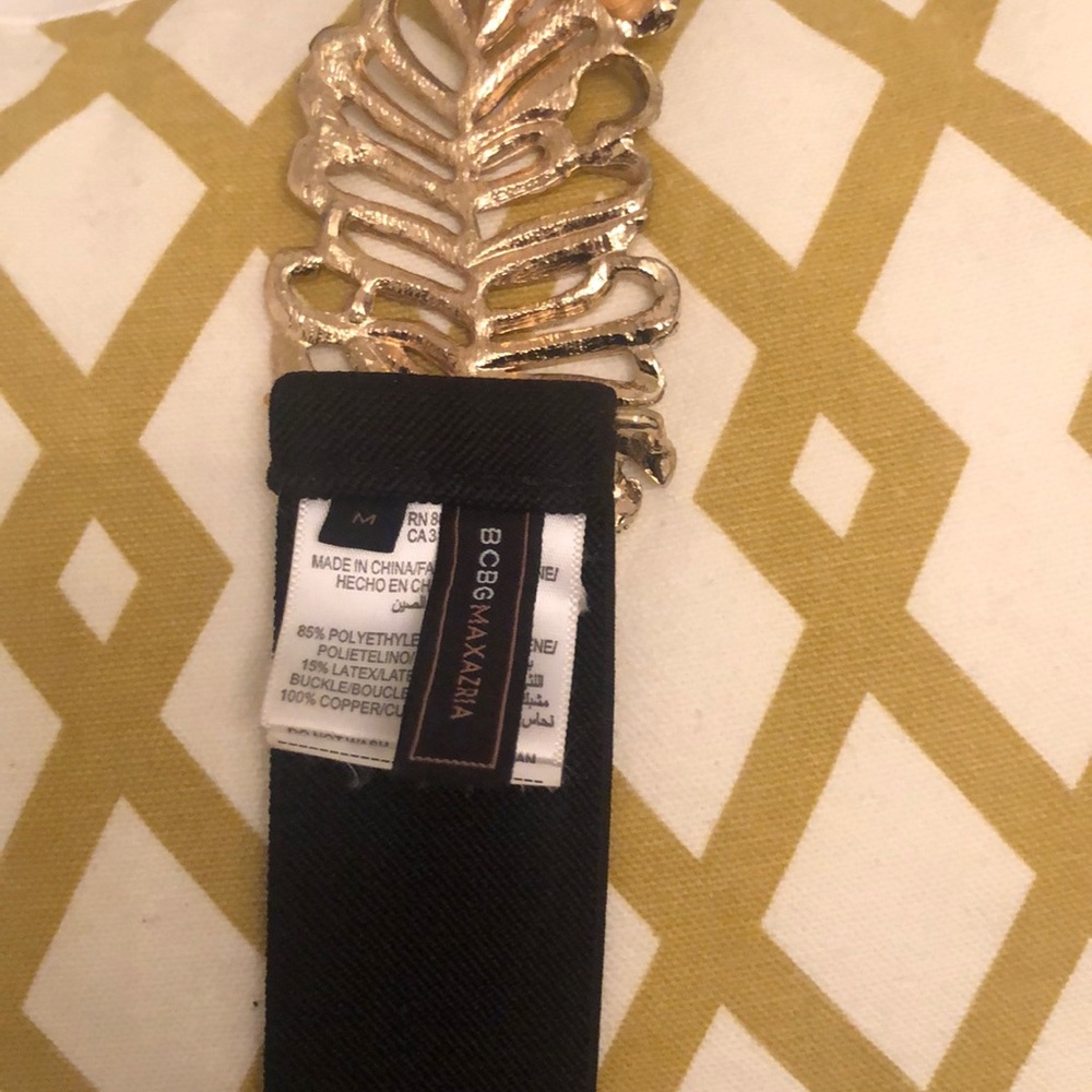 Bcbg Black Belt with Crystal Buckle - Picture 4 of 6